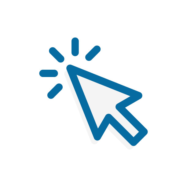 鼠标光标点击图标矢量EPS 10图片下载