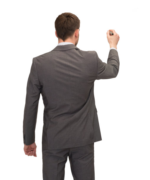 商人或老师，背后有记号笔图片下载