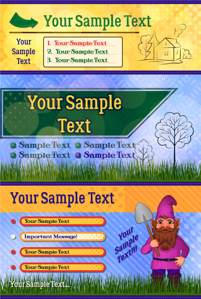 花园促销传单图片下载