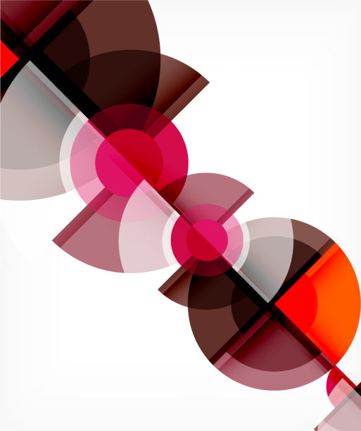 抽象背景圆和三角形设计图片下载