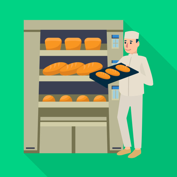 隔离对象烤箱和糖果标识图片下载