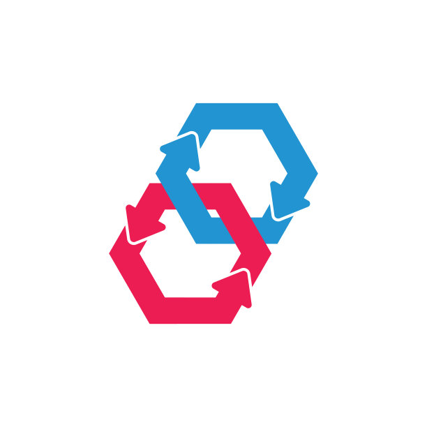 链圆六角形箭头过程符号图片下载