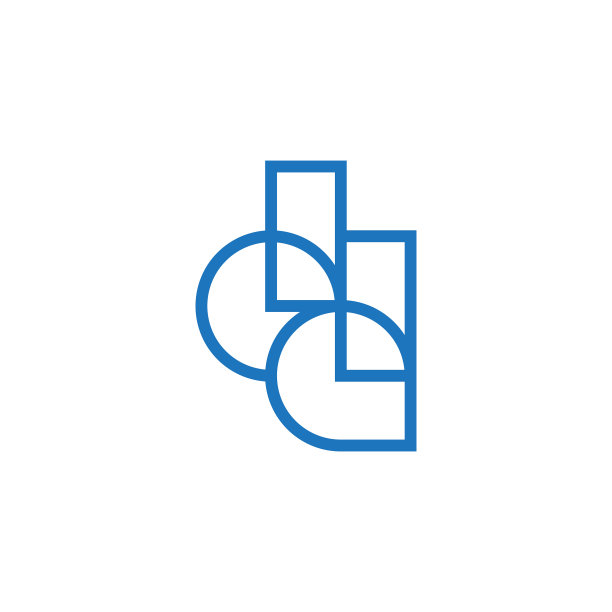 字母dd表简单几何线性抽象图片下载