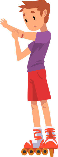 滑旱冰的男孩可爱的孩子滑旱冰的孩子图片下载