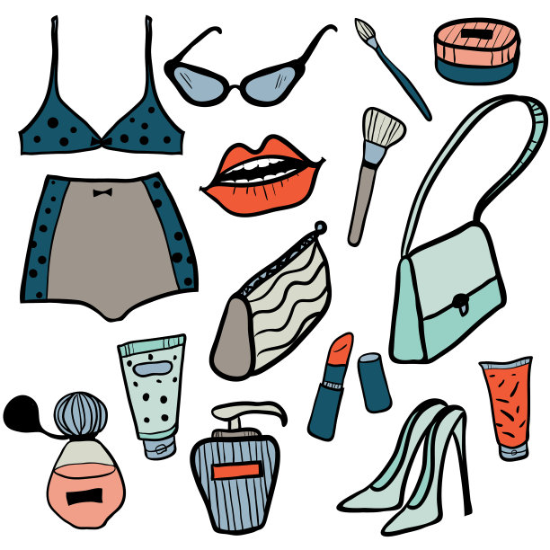 时尚缤纷配饰套装图片下载