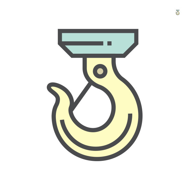 吊车挂钩图标64x64完美像素和可编辑图片下载