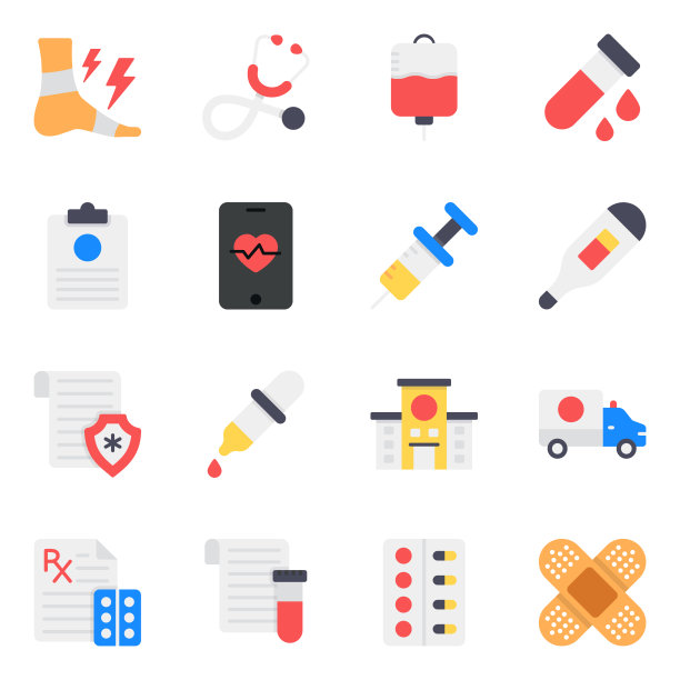 医疗图标包图片下载