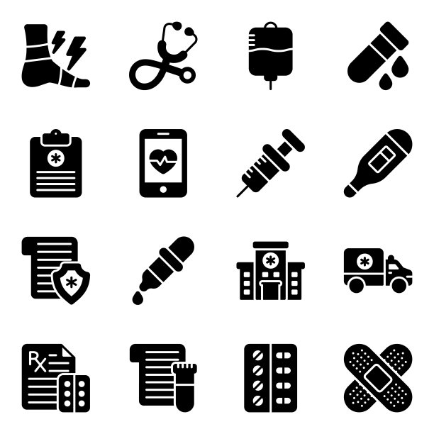 医疗图标包图片下载