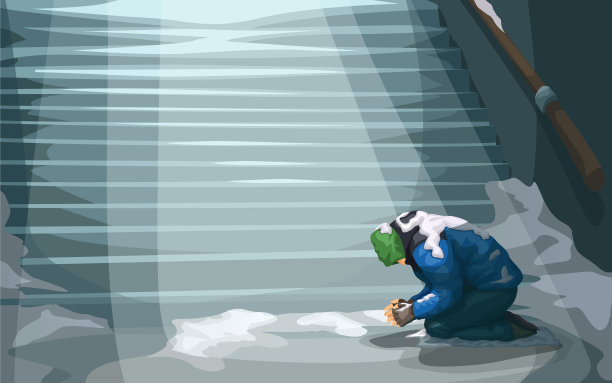 无家可归的人坐在地下楼梯图片下载