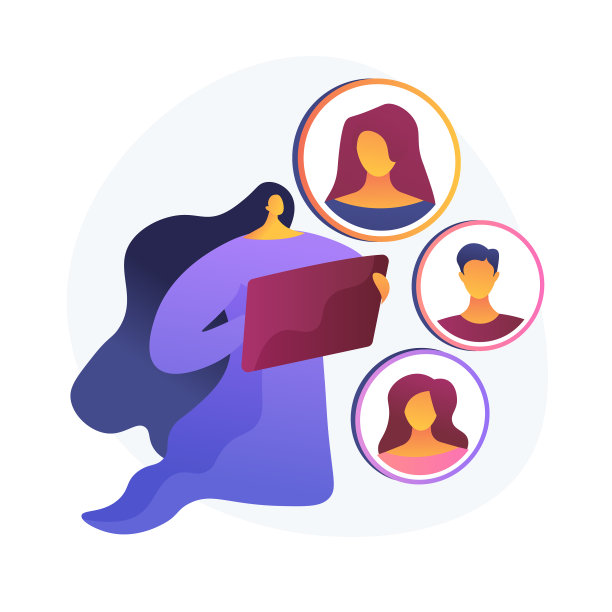 社交网络聊天概念隐喻图片下载