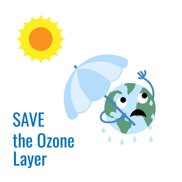 为保护臭氧层国际日设计。世界臭氧层日。9月16日图片下载