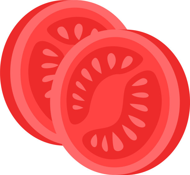 设置不同的番茄孤立的背景图片下载