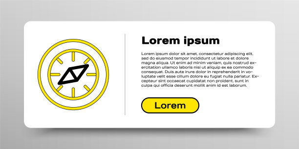 线罗盘图标孤立在白色背景上。Windrose导航的象征。风向玫瑰图信号。色彩斑斓的轮廓的概念。向量图片下载