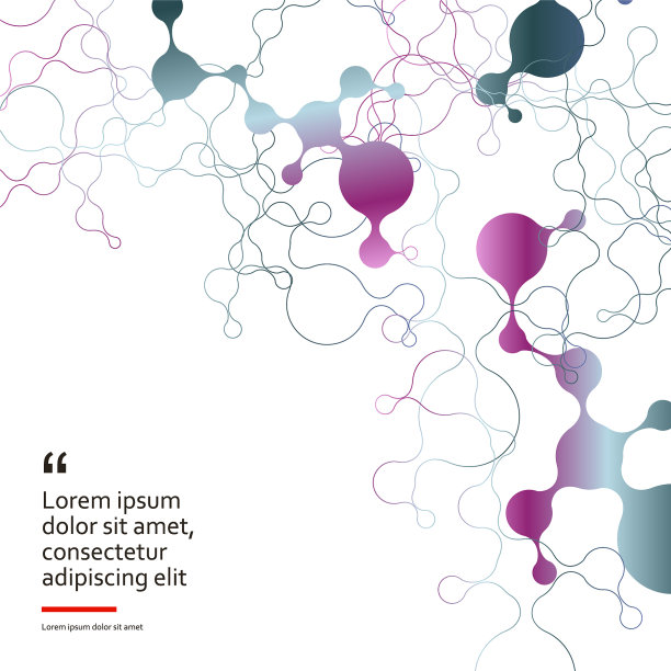 抽象的多边形线和点背景图片下载