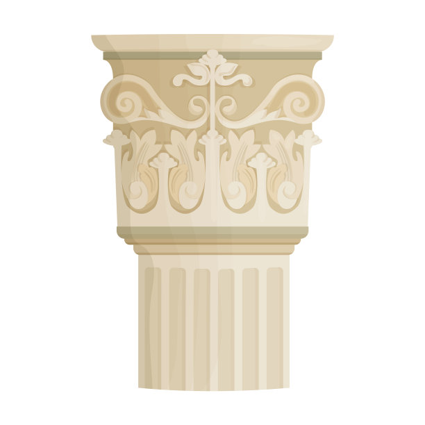 柱子，柱子，图标，卡通图标图片下载