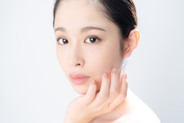 年轻亚洲女性的美丽观念。素材图片