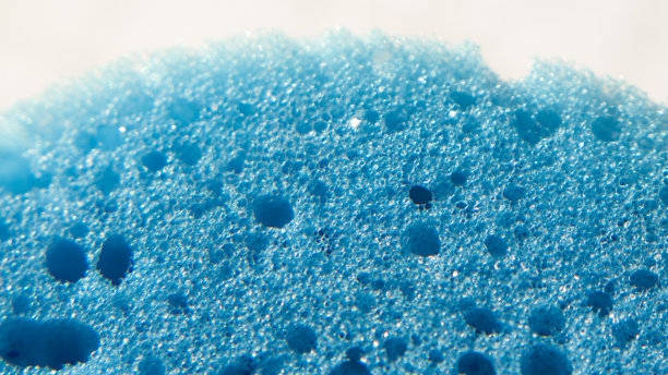 蓝色海绵图片下载