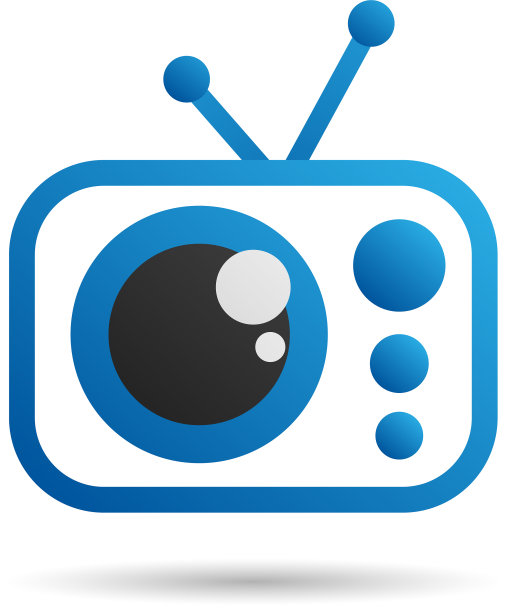 眼电视频道logo设计卡通logo模板图片下载