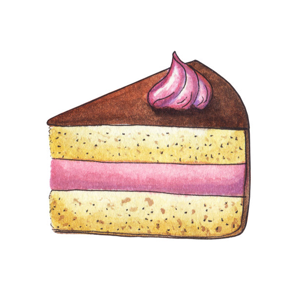 甜而多彩的蛋糕，馅饼，芝士蛋糕，海绵蛋糕，派。用浆果，鲜花，奶油装饰的蛋糕，糖霜，釉，蛋奶沙司。图片下载