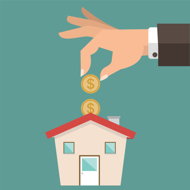 手把硬币放在家里的存钱罐里图片下载