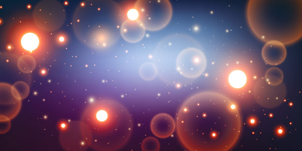 背景模糊的散景。闪亮的假日贺卡拷贝空间。图片下载