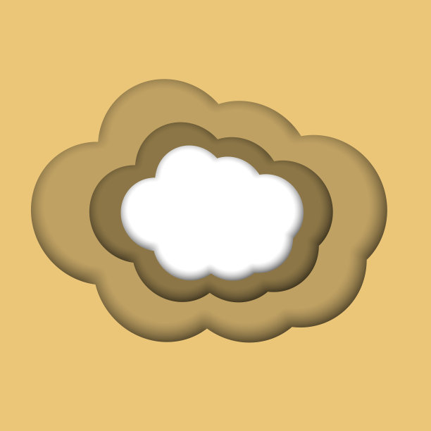 抽象的棕色背景剪纸风格图片下载