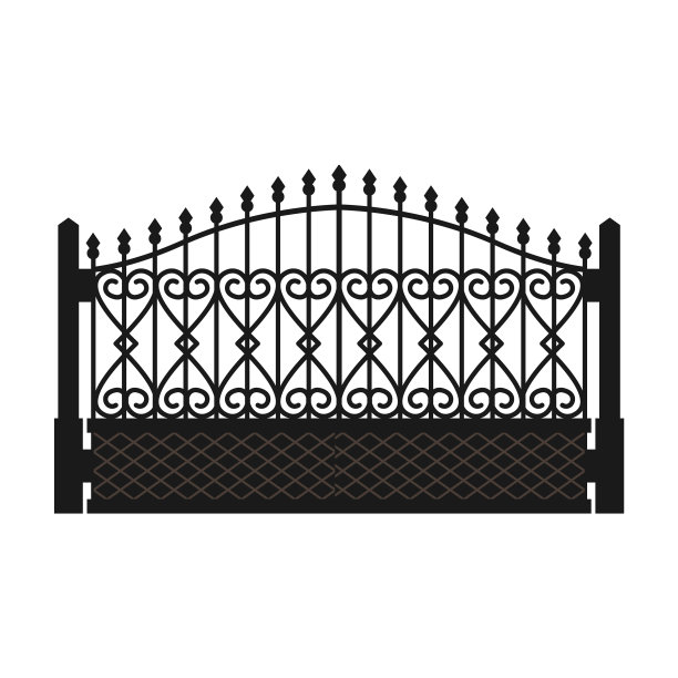 栅栏门图标卡通图标图片下载