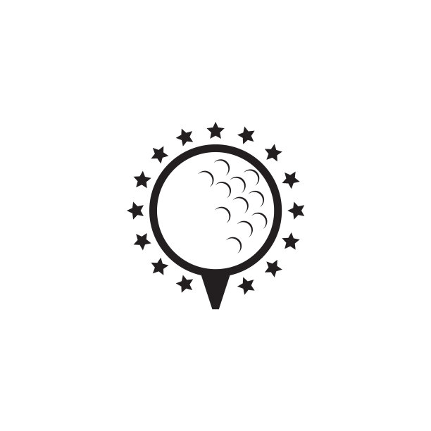 高尔夫运动图标Logo设计模板图片下载