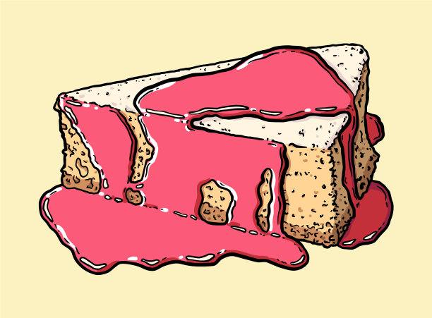 配水果奶油的蛋糕图片下载