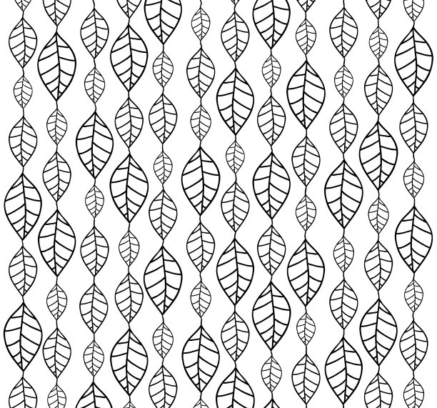 手绘树叶背景图片下载