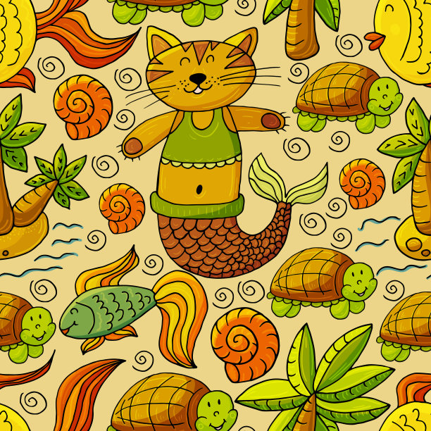 无缝图案的卡片，传单，横幅，织物图片下载