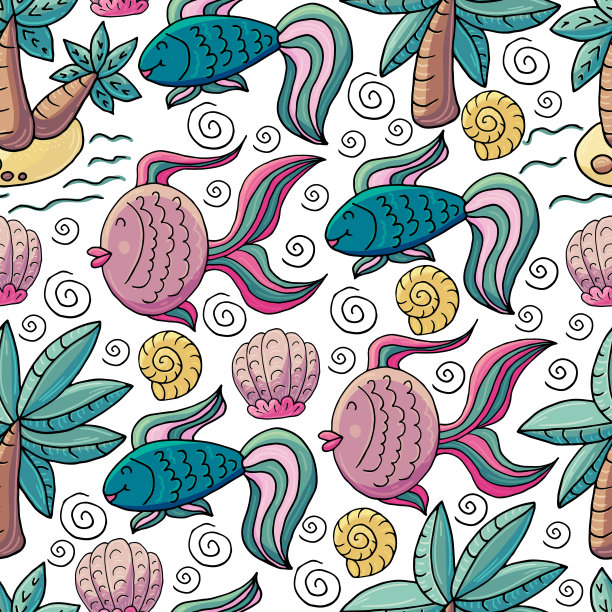 无缝图案的卡片，传单，横幅，织物图片下载