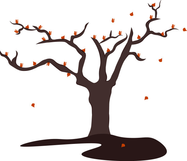 孤立的树图标图片下载