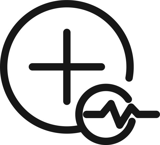 心跳医疗保健线性图标图片下载