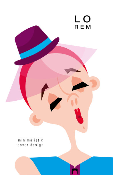 背景是一个女人的形象。适用于美容行业的杂志封面、户外平面、广告及装饰。矢量插图。图片下载