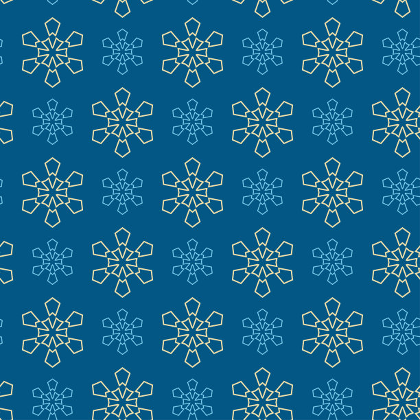 无缝图案与雪花图片下载