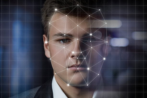 脸识别的概念。图片下载