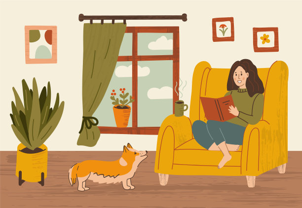 呆在家里的概念图片下载