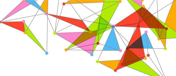 线点连接三角技术图片下载