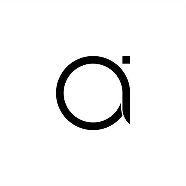 字母AI或IA标志设计模板图片下载