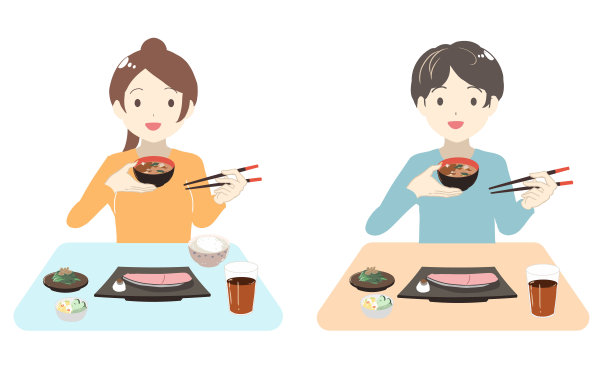 吃米饭左手(没有线)图片下载