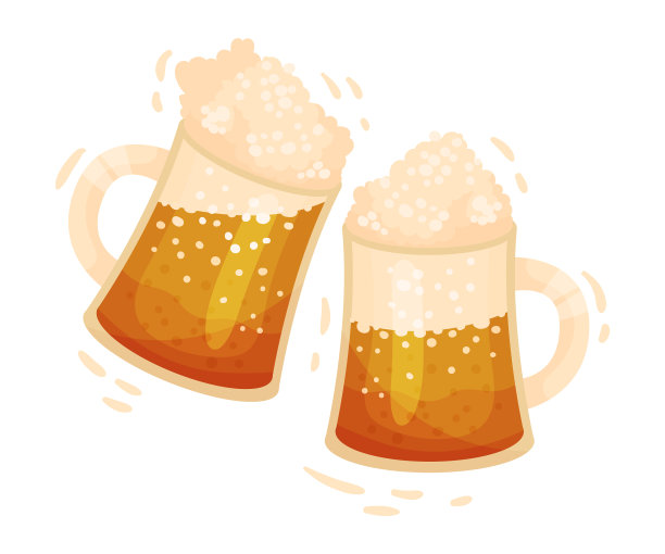 木制啤酒杯作为节日圣帕特里克的象征图片下载