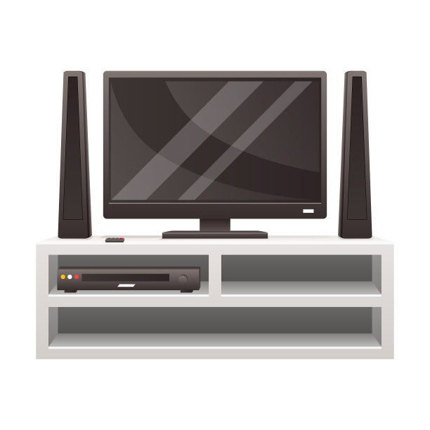 电视机房子内部的图标图片下载