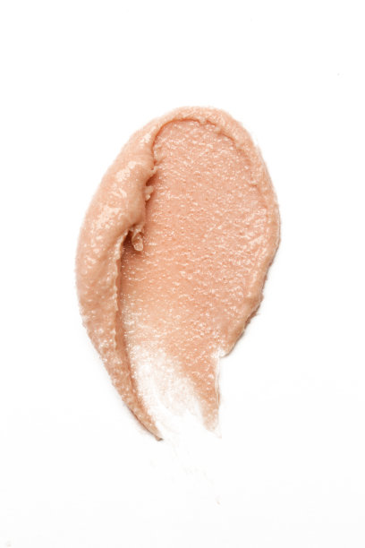 米色化妆品或化妆品样品隔离在白色背景上图片下载