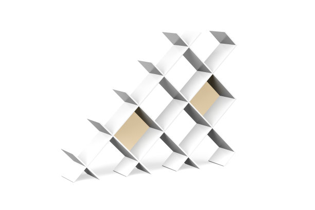 白色木制书架图片下载