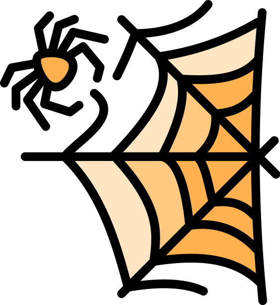 蜘蛛修复网页图标轮廓风格图片下载