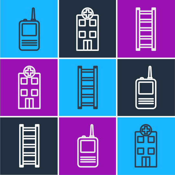 设置消防通道和医疗通道的对讲机图片下载