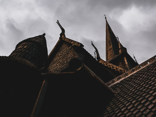 挪威的Heddal Stave教堂图片下载