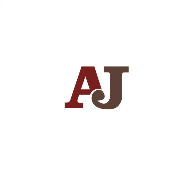 字母AJ或JA标志设计模板图片下载