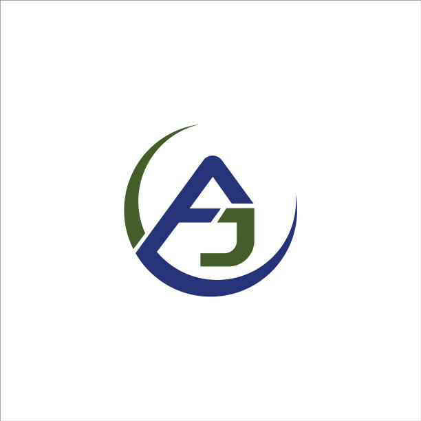 字母AJ或JA标志设计模板图片下载